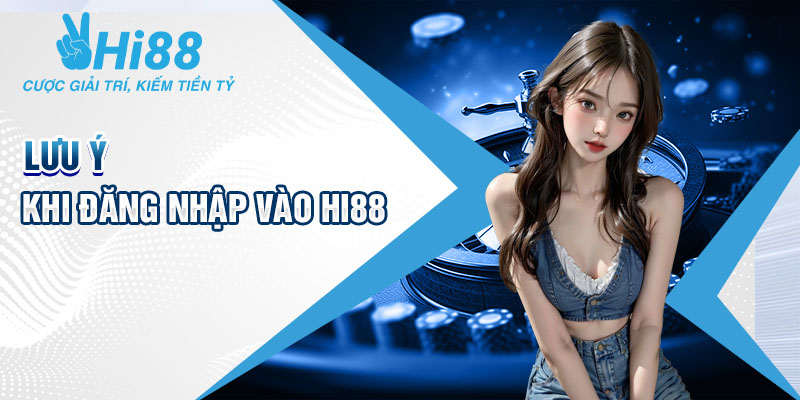 Đăng nhập nhà cái Hi88 cần lưu ý điều gì?